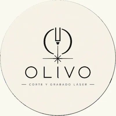 Logotipo de Olivo, corte y grabado láser
